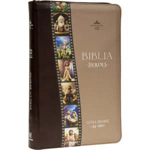 BIBLIA HÉROES CAFÉ LETRA GRANDE