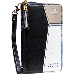 BIBLIA CARTERA-NEGRO/BLANCO